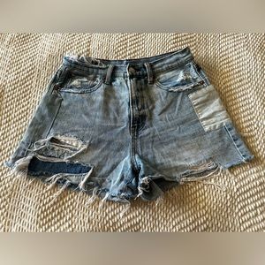 American Eagle Ripped Jean Shorts